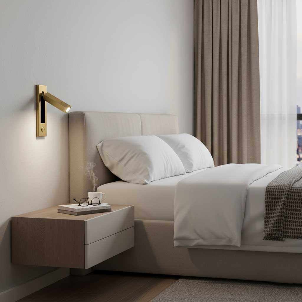 Pelle Folding Bedside Light
