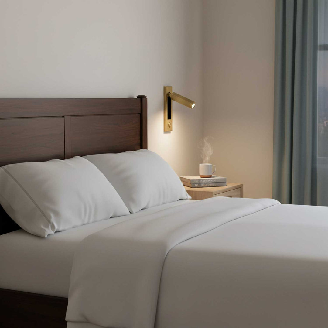 Pelle Folding Bedside Light