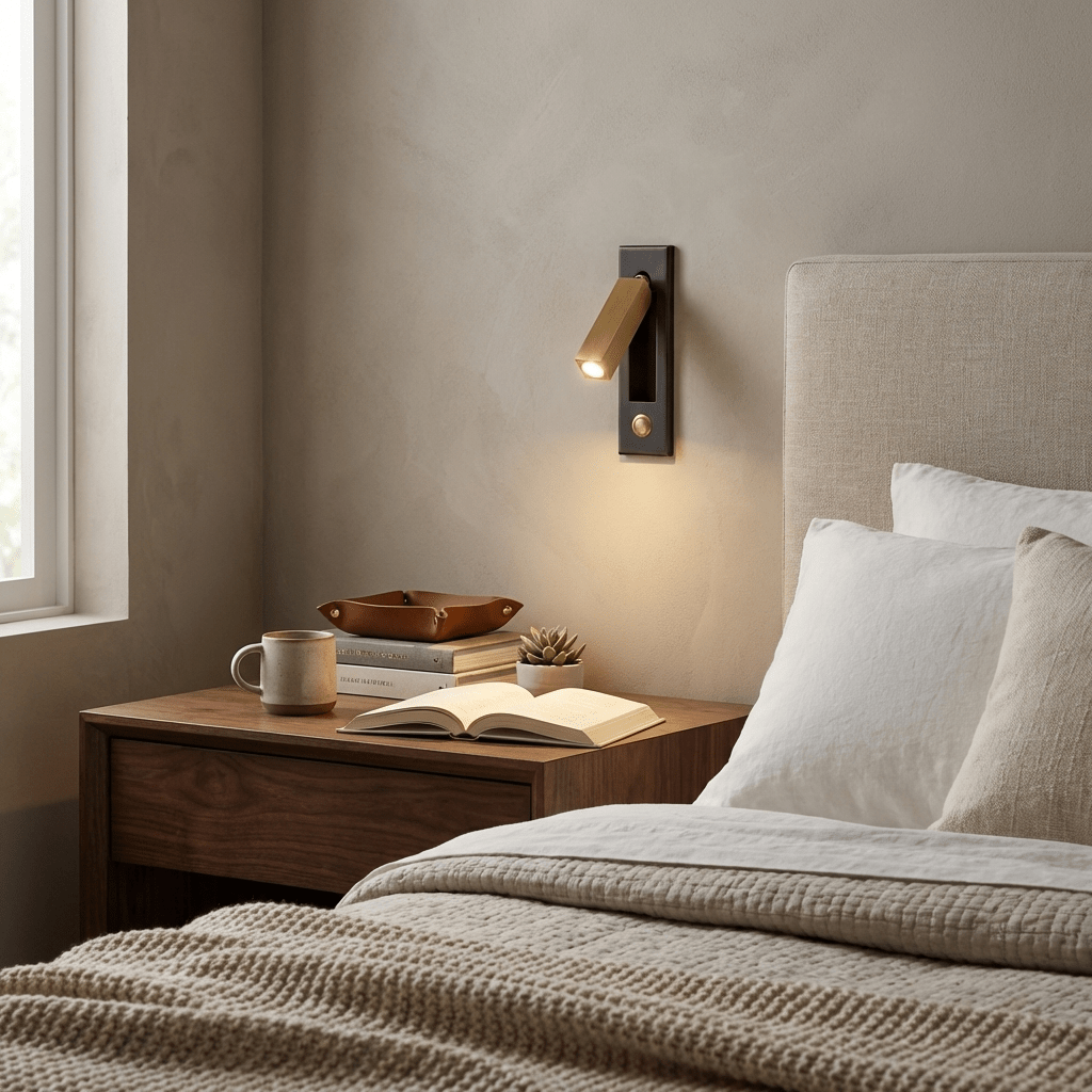 Pelle Folding Bedside Light