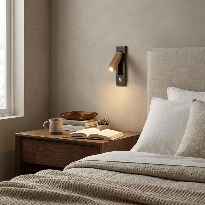 Pelle Folding Bedside Light
