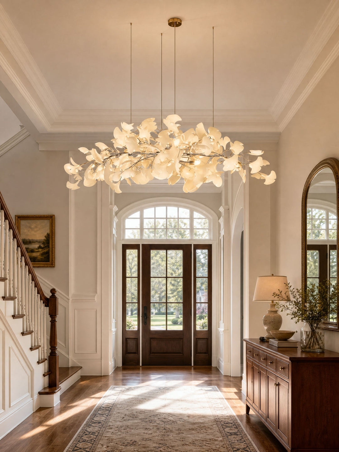 Plume Gingko Chandelier