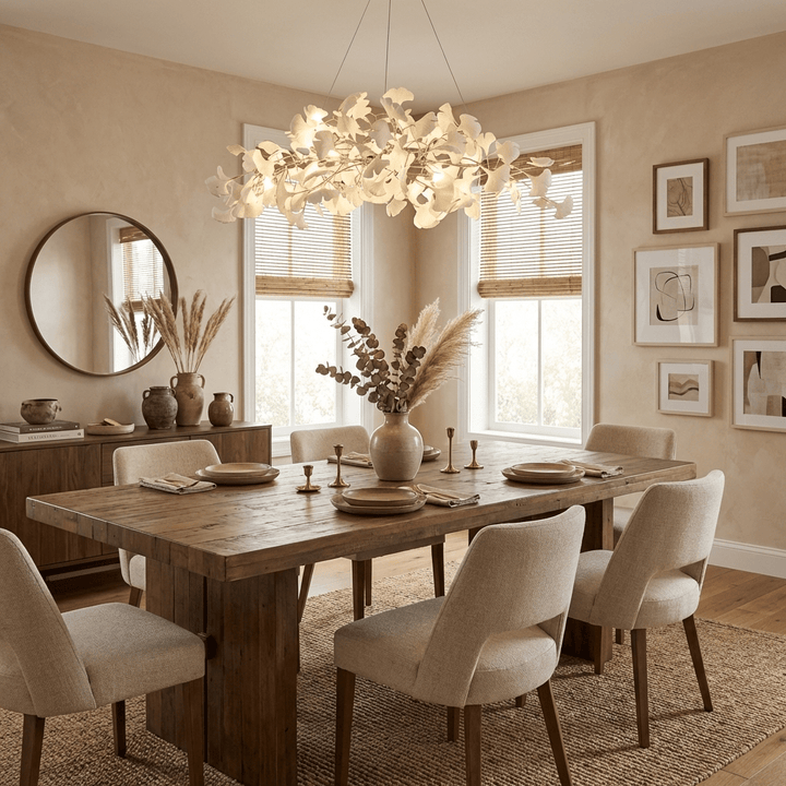 Plume Gingko Chandelier