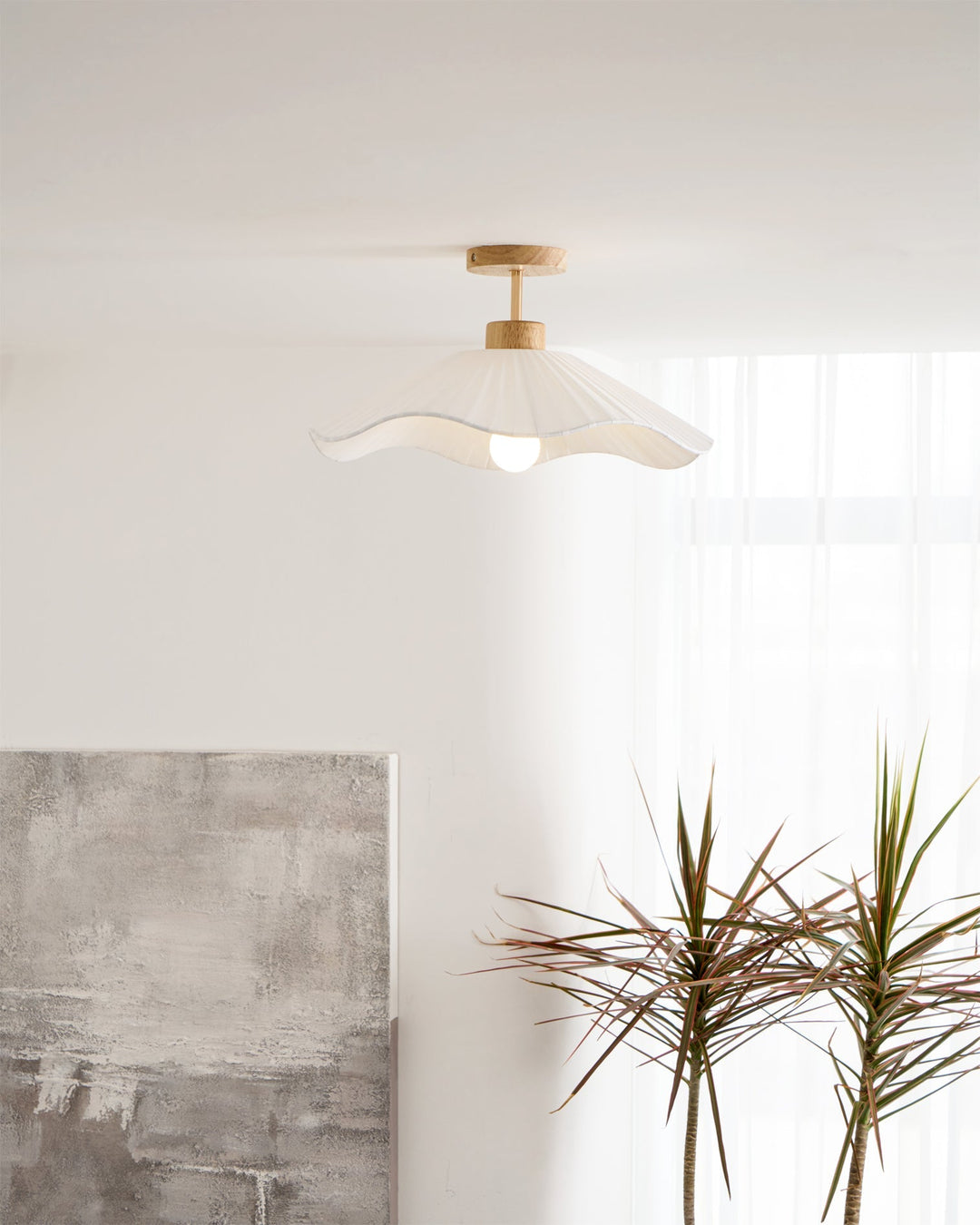 Joni Pleated Ceiling Light