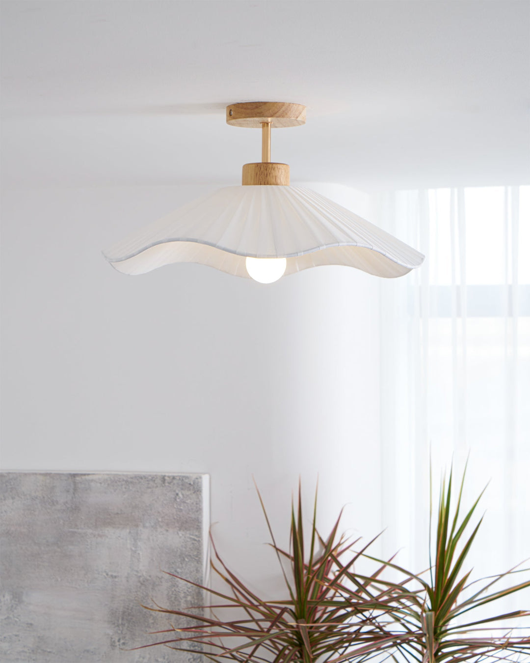 Joni Pleated Ceiling Light