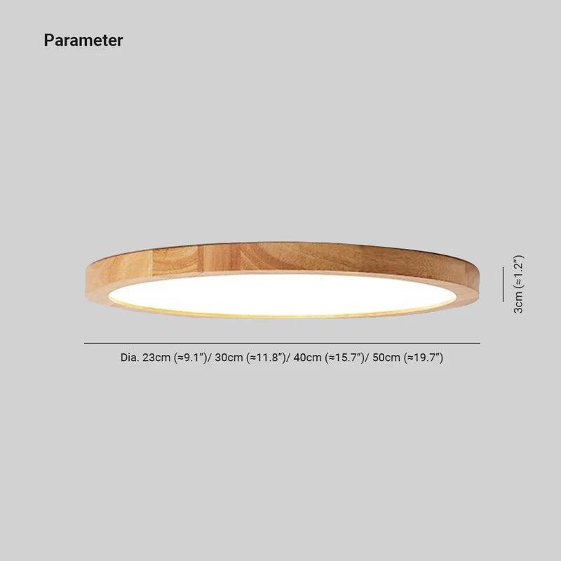 Birk Wood Ceiling Light