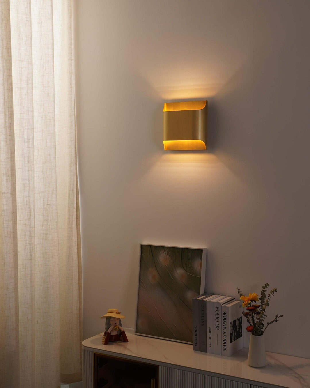 Gilles Brass Wall Lamp