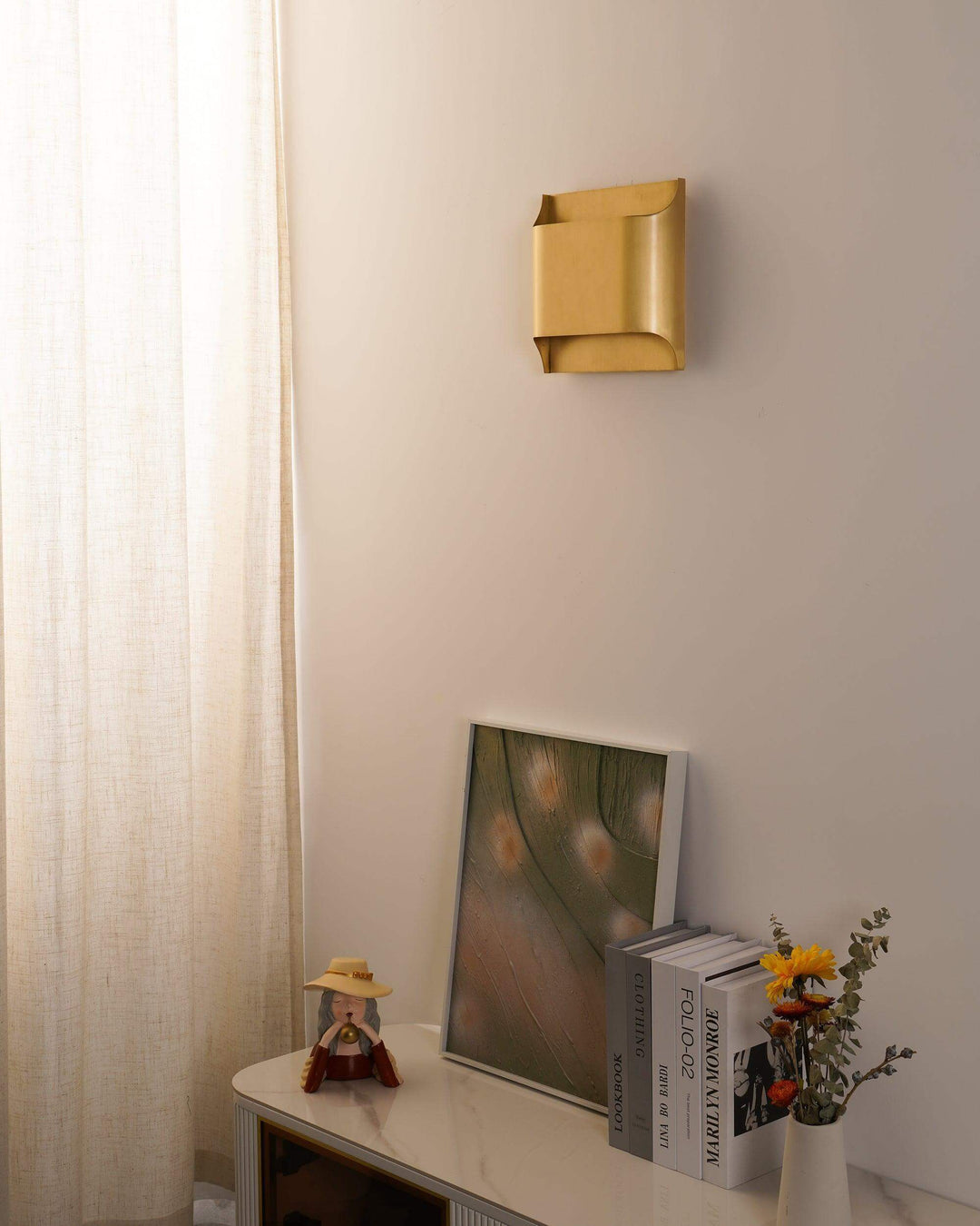 Gilles Brass Wall Lamp
