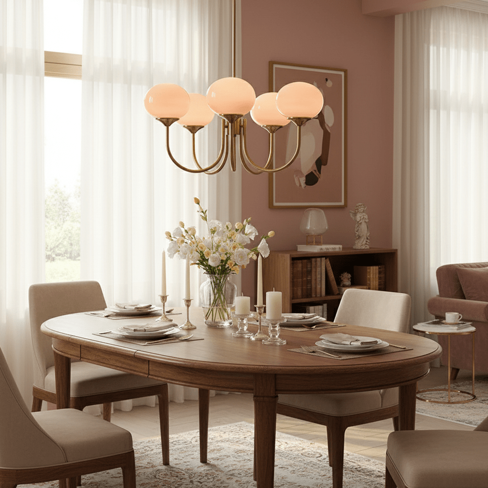 Pom Marshmallow Chandelier