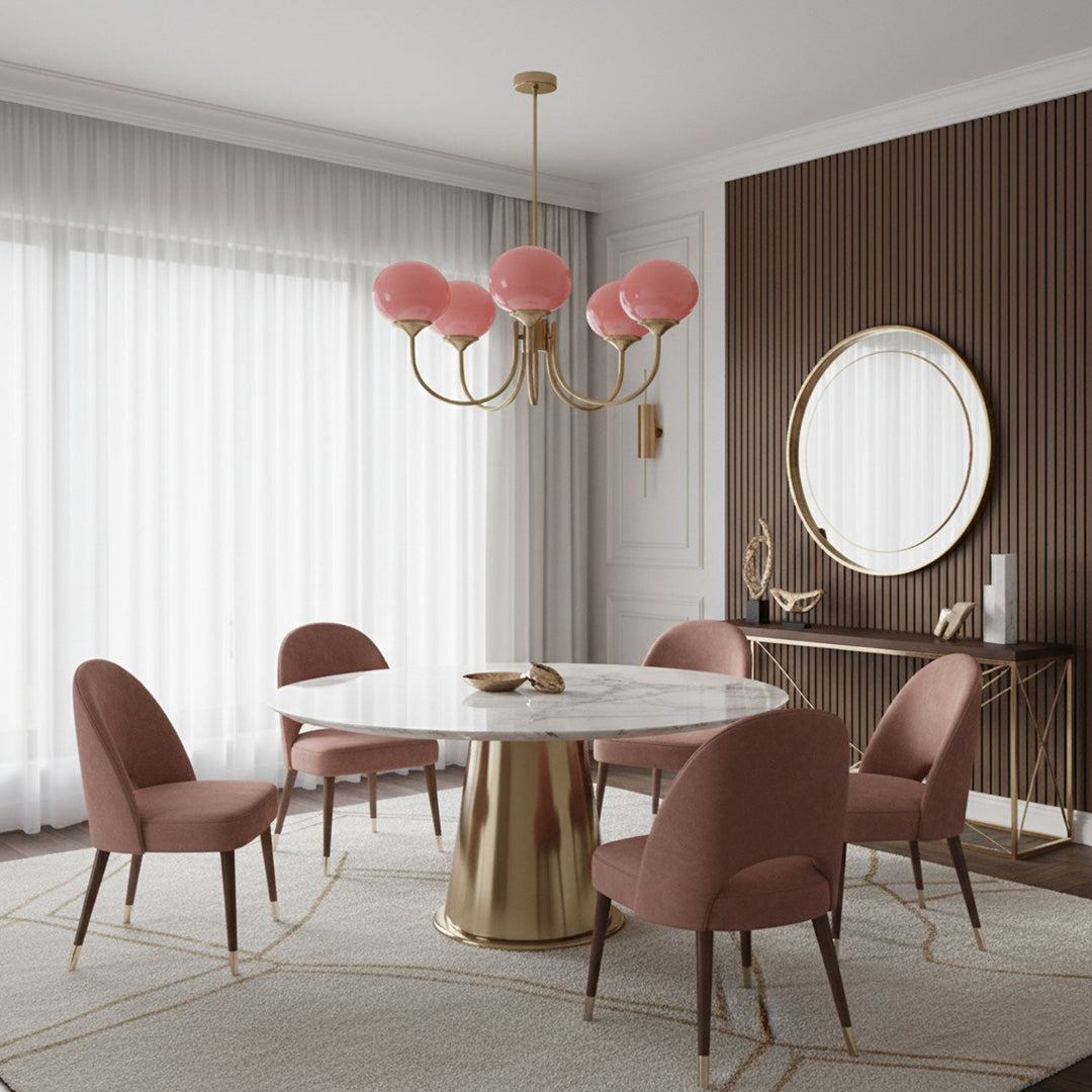 Pom Marshmallow Chandelier