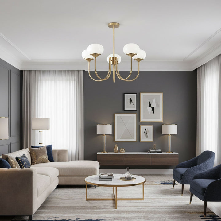 Pom Marshmallow Chandelier