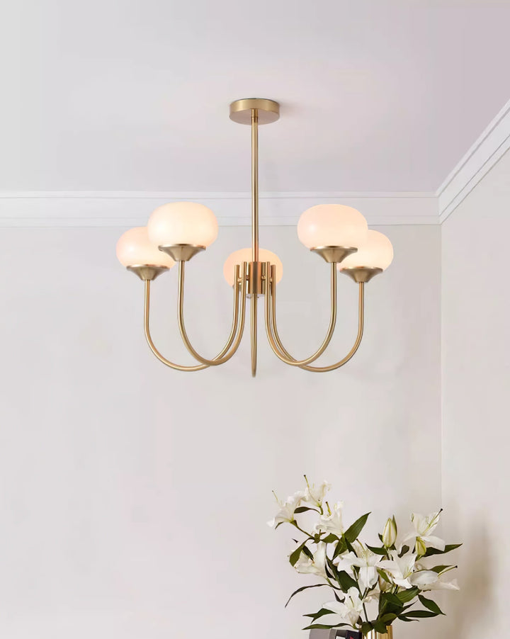 Pom Marshmallow Chandelier