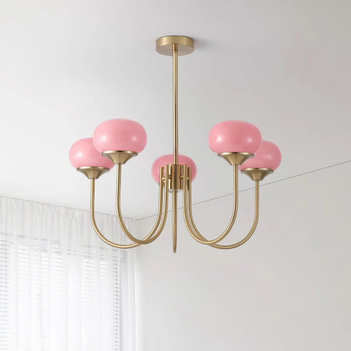 Pom Marshmallow Chandelier