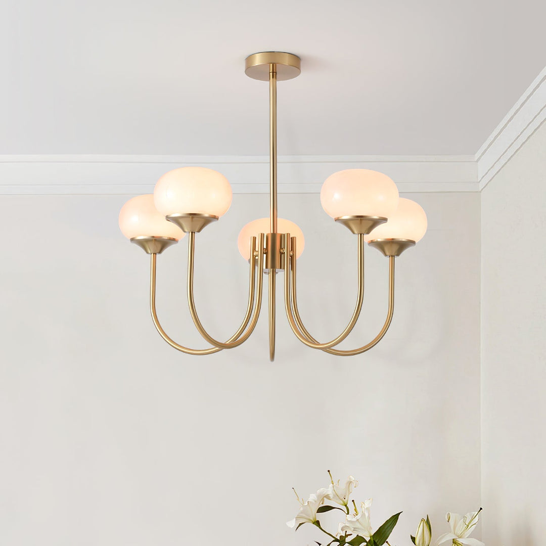 Pom Marshmallow Chandelier