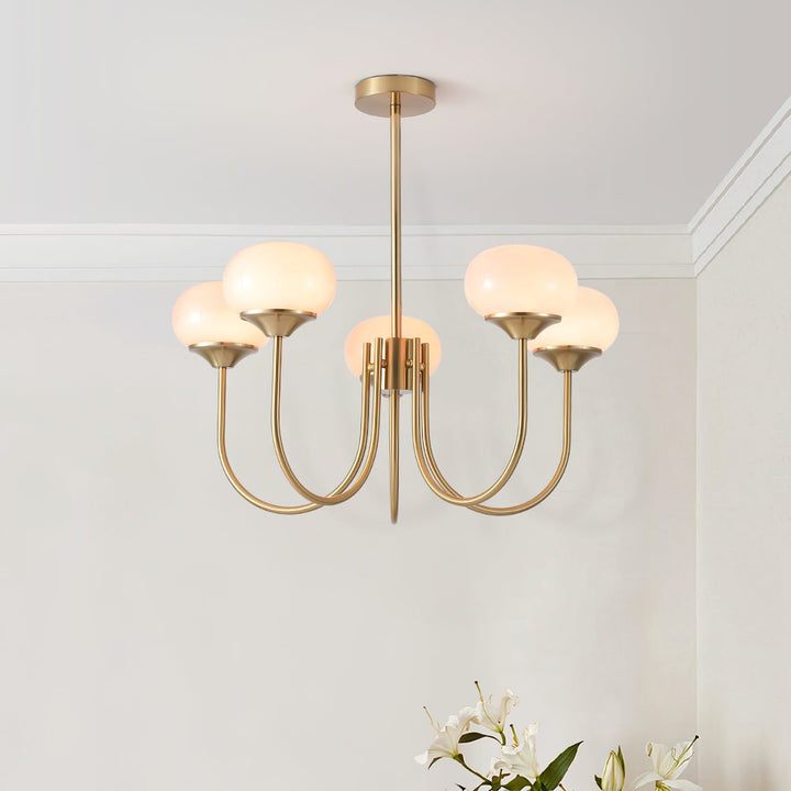 Pom Marshmallow Chandelier