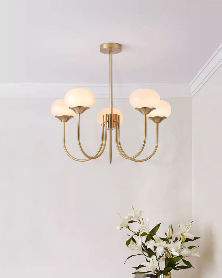 Pom Marshmallow Chandelier