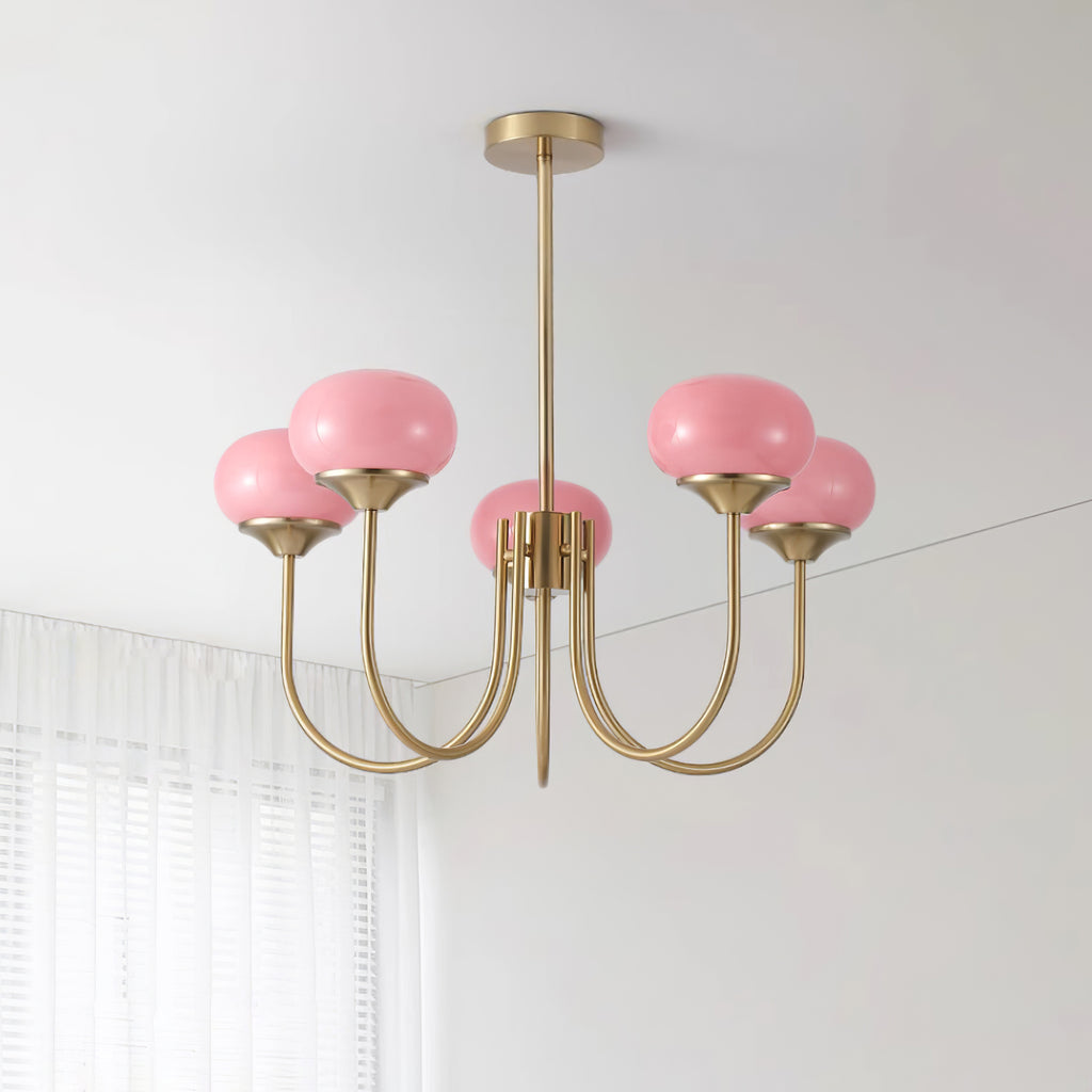 Pom Marshmallow Chandelier