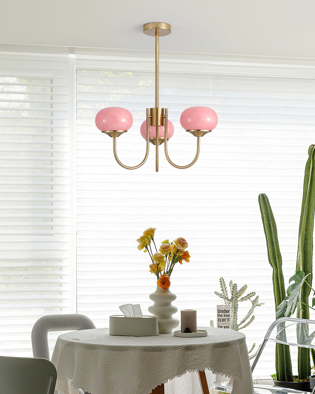Pom Marshmallow Chandelier