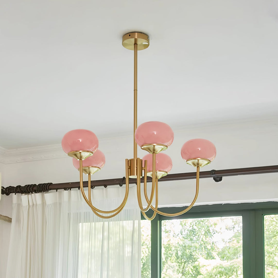 Pom Marshmallow Chandelier