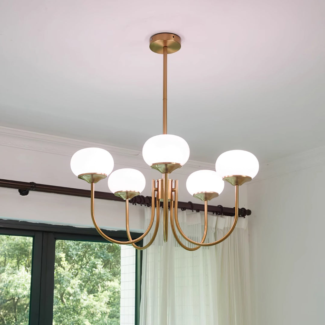 Pom Marshmallow Chandelier