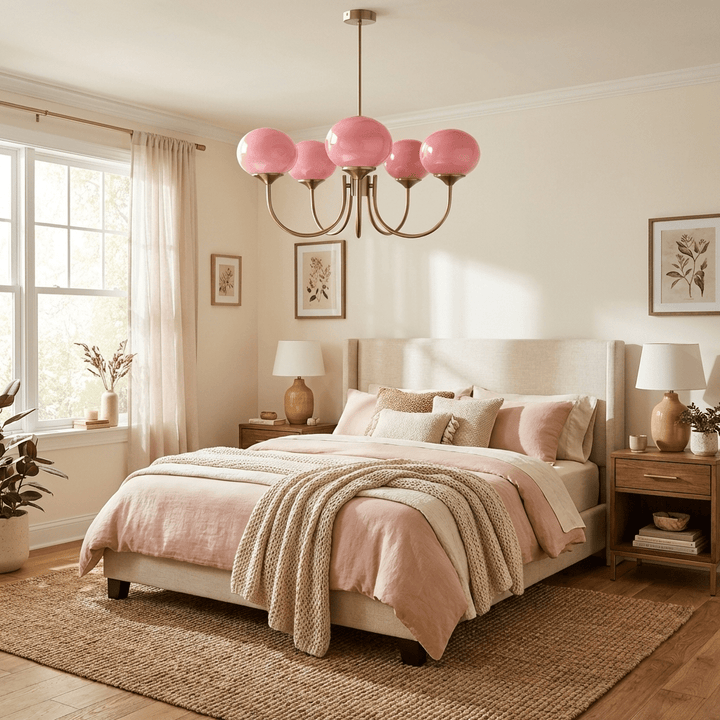 Pom Marshmallow Chandelier