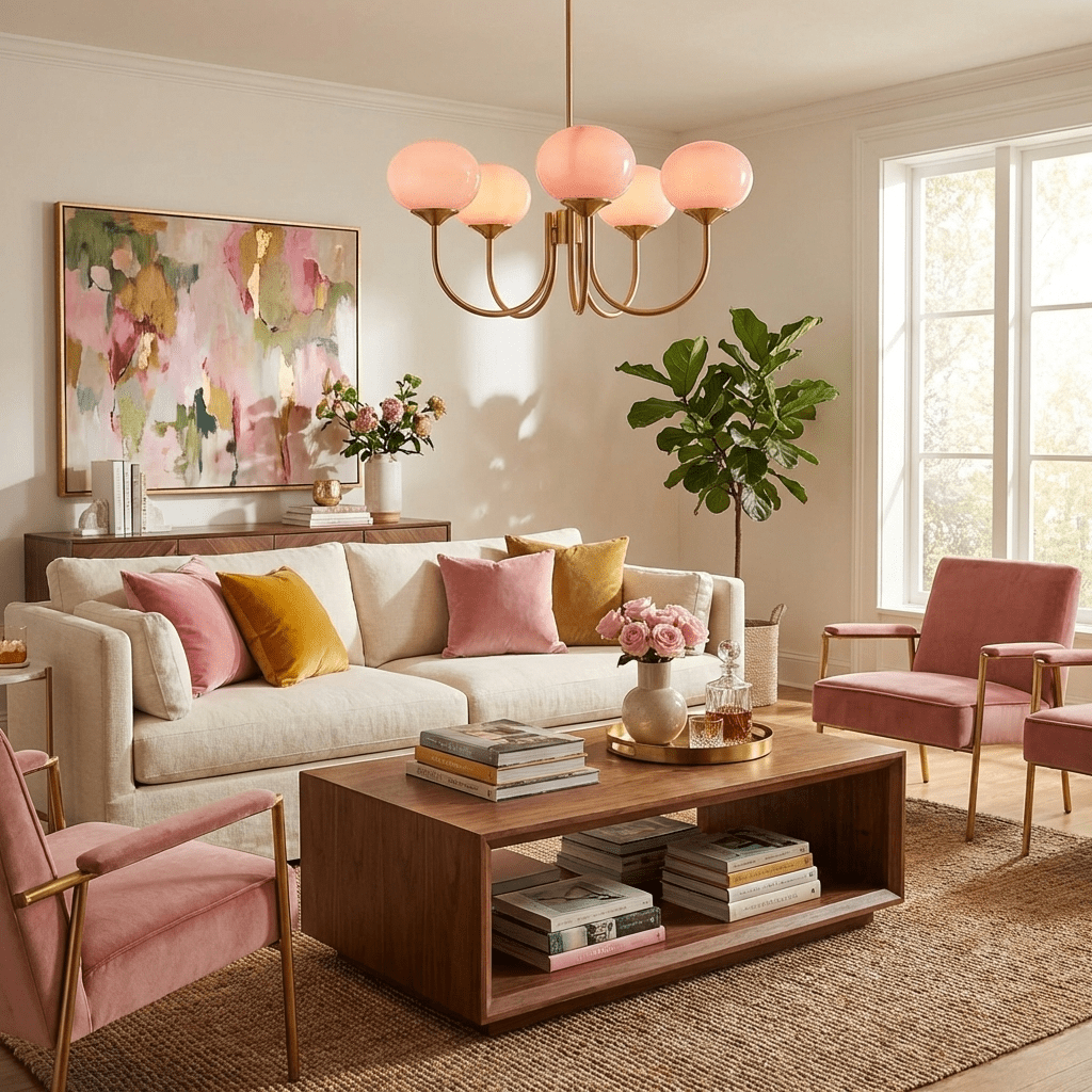 Pom Marshmallow Chandelier