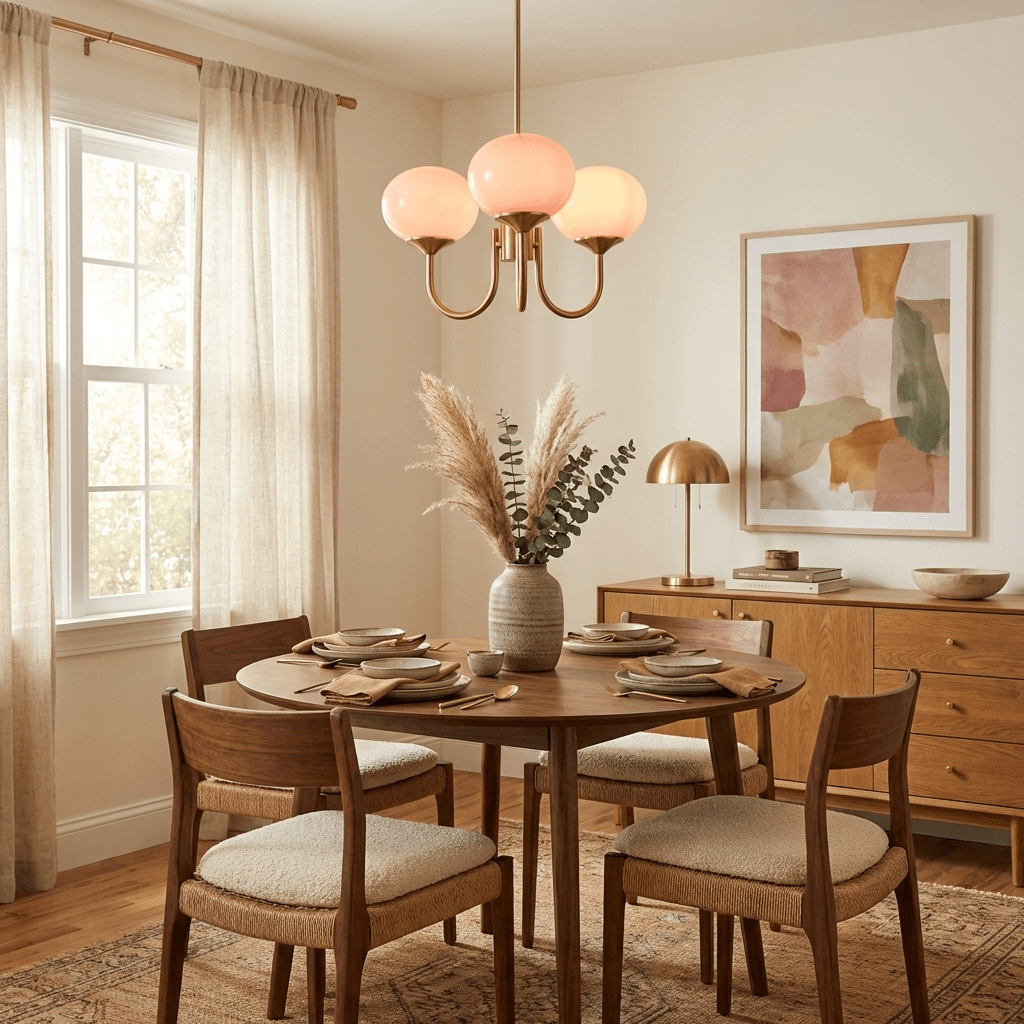 Pom Marshmallow Chandelier