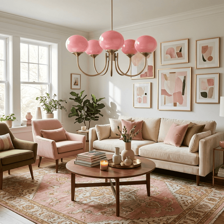 Pom Marshmallow Chandelier