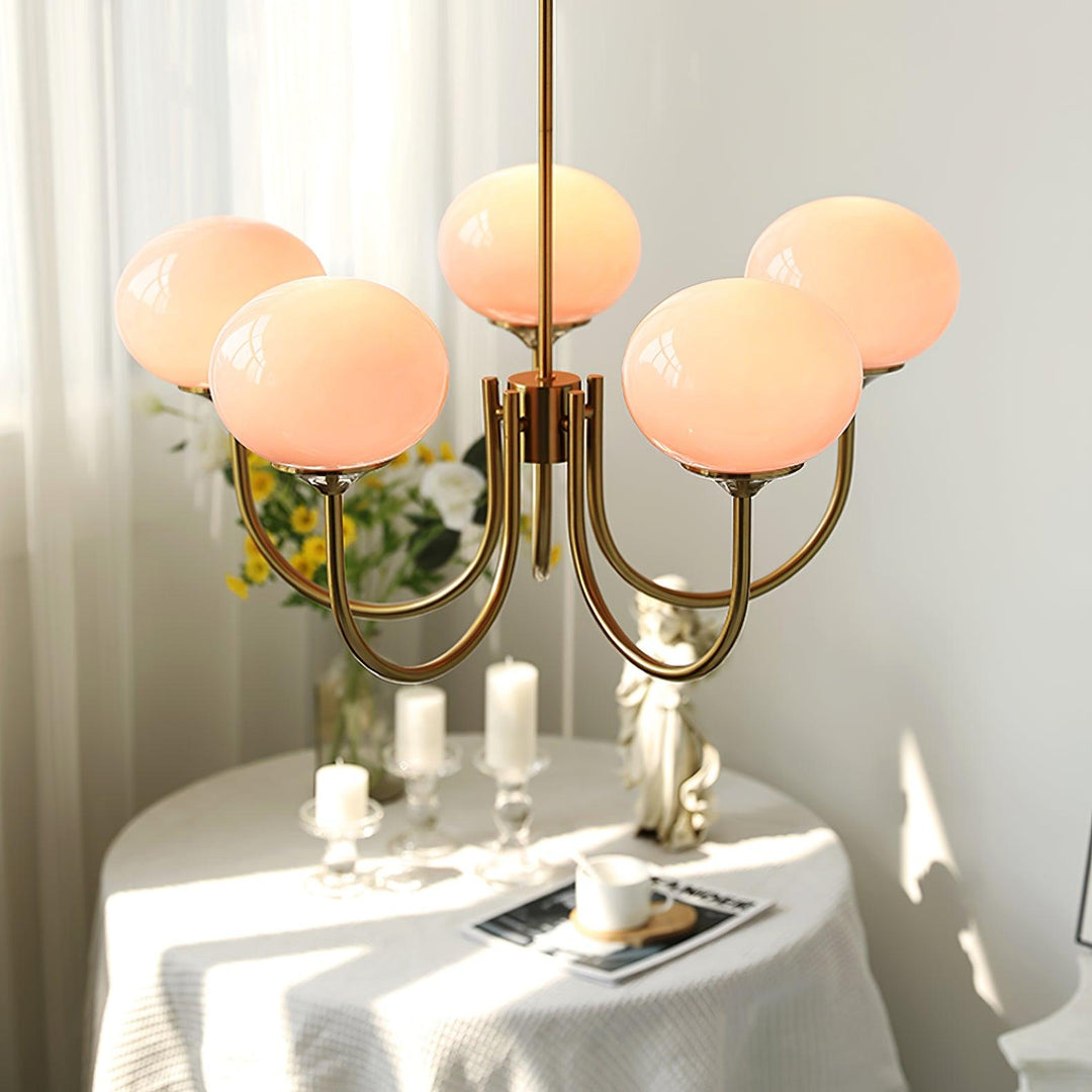 Pom Marshmallow Chandelier