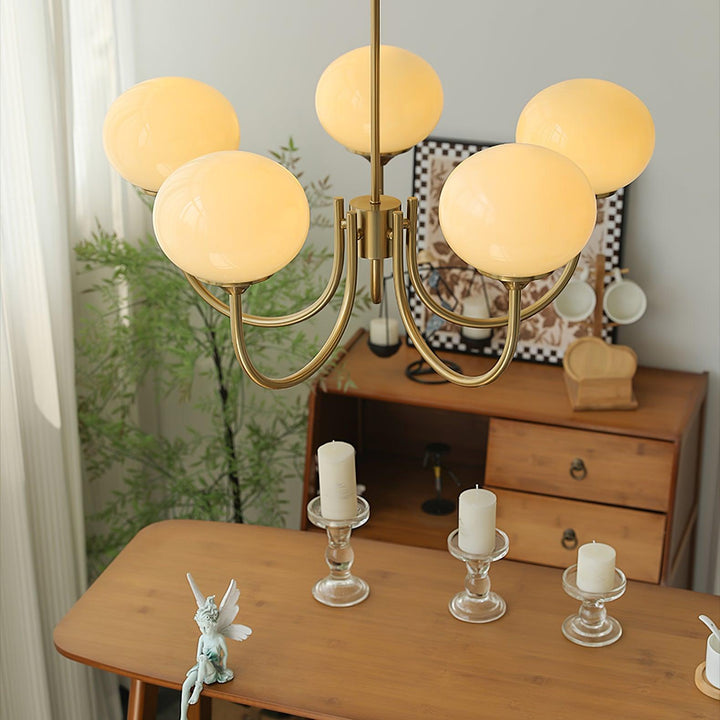 Pom Marshmallow Chandelier