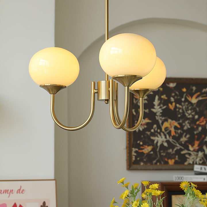 Pom Marshmallow Chandelier