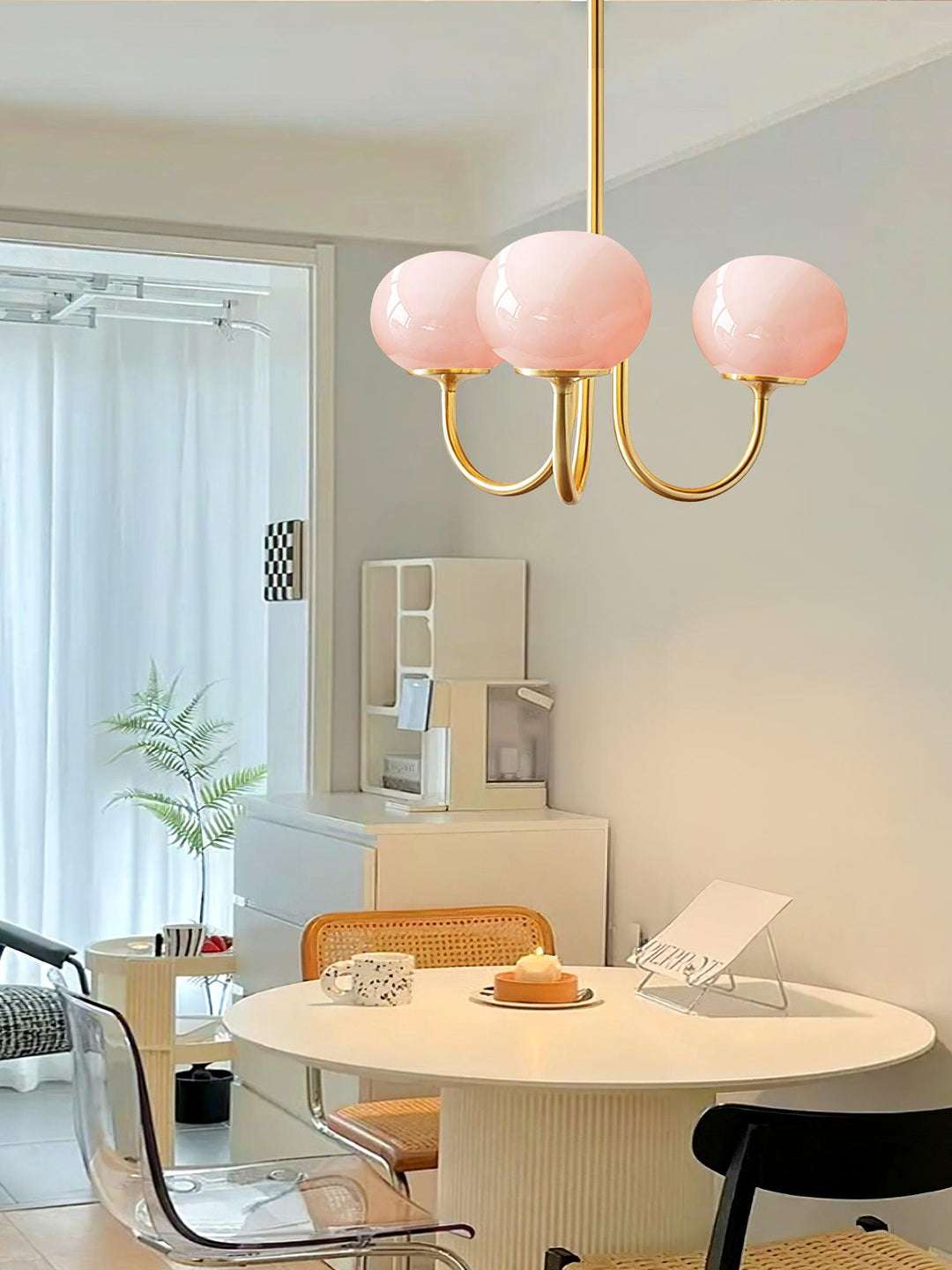 Pom Marshmallow Chandelier