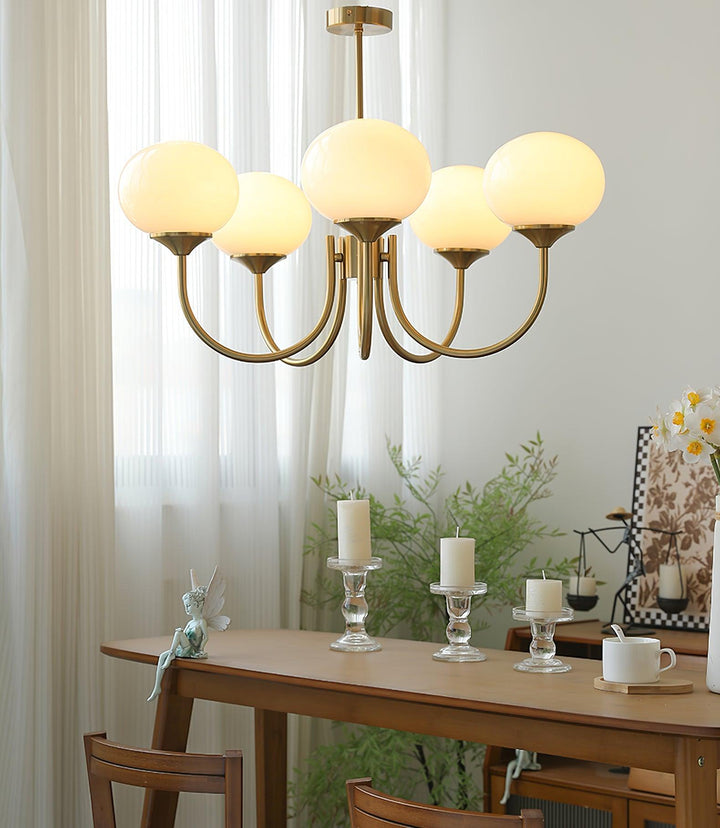 Pom Marshmallow Chandelier