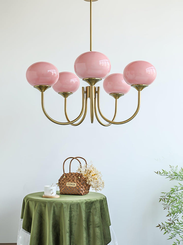 Pom Marshmallow Chandelier