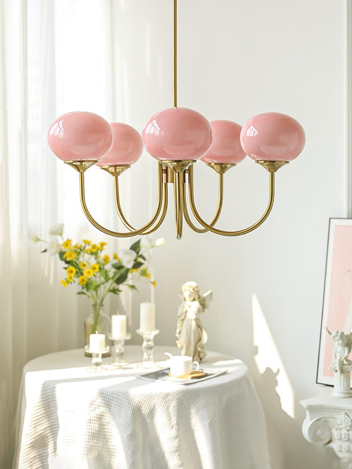 Pom Marshmallow Chandelier