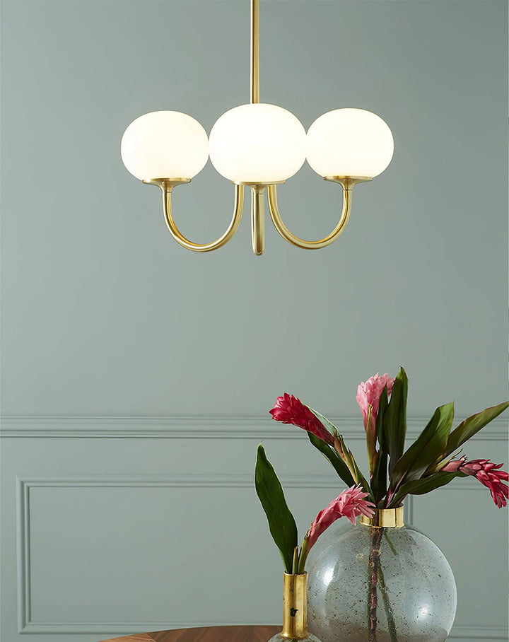 Pom Marshmallow Chandelier