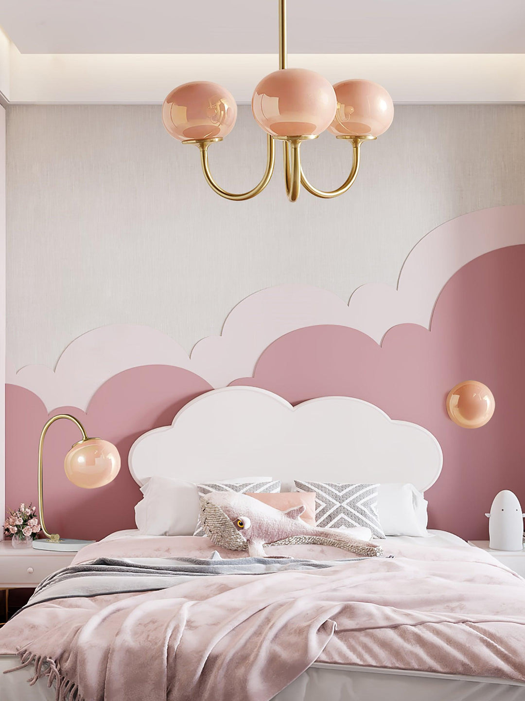 Pom Marshmallow Chandelier