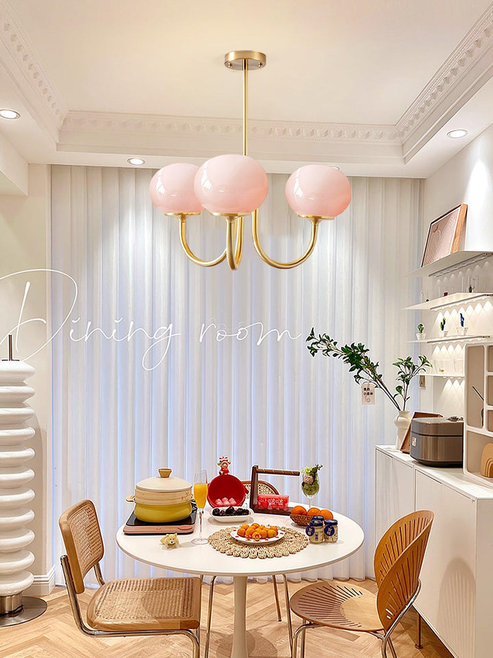 Pom Marshmallow Chandelier