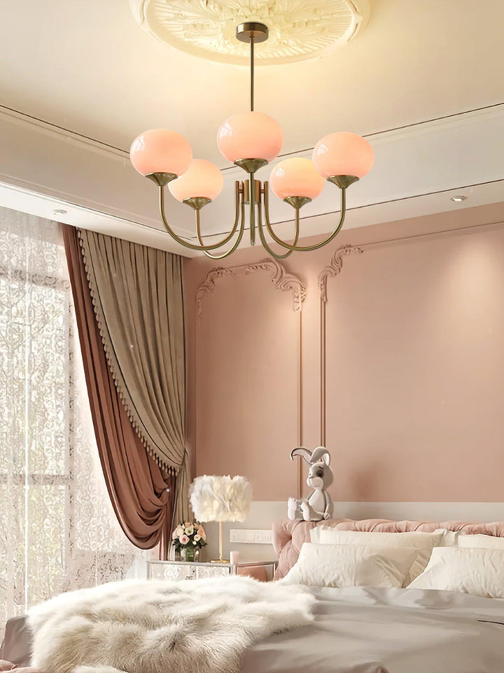 Pom Marshmallow Chandelier