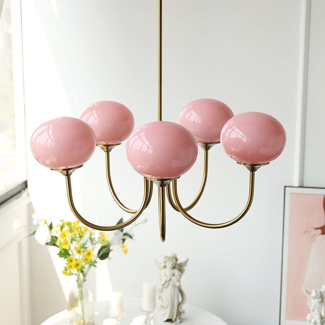 Pom Marshmallow Chandelier