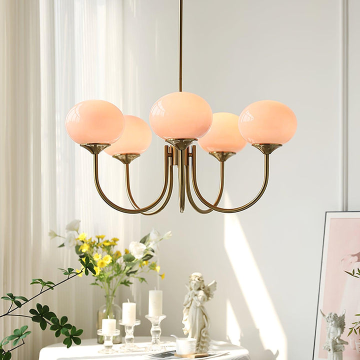 Pom Marshmallow Chandelier