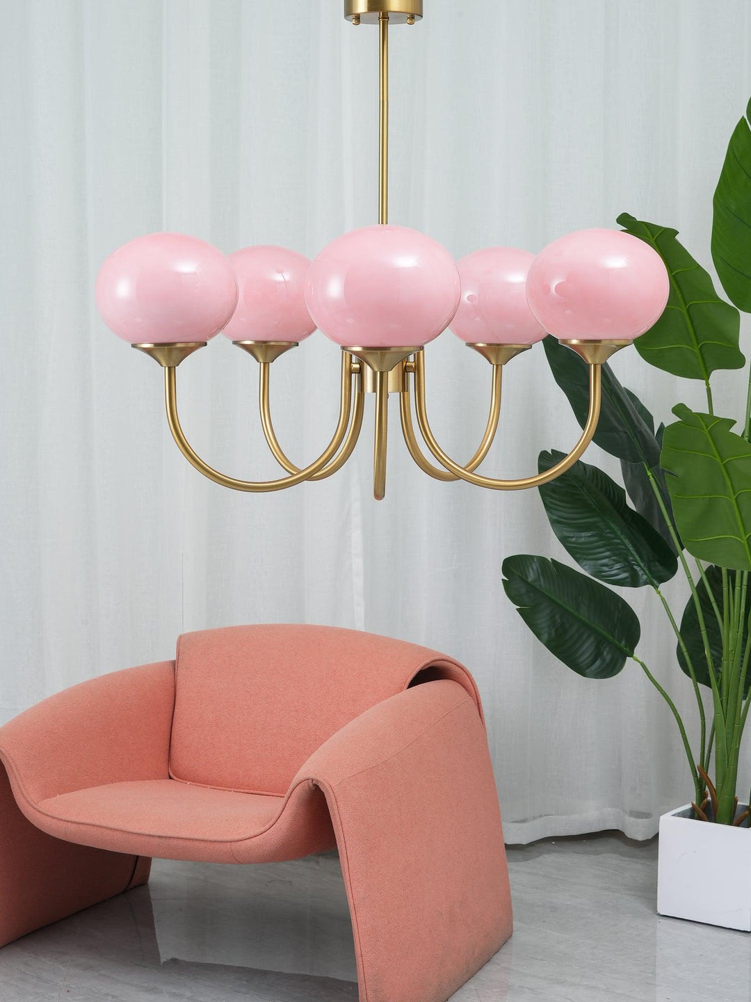 Pom Marshmallow Chandelier