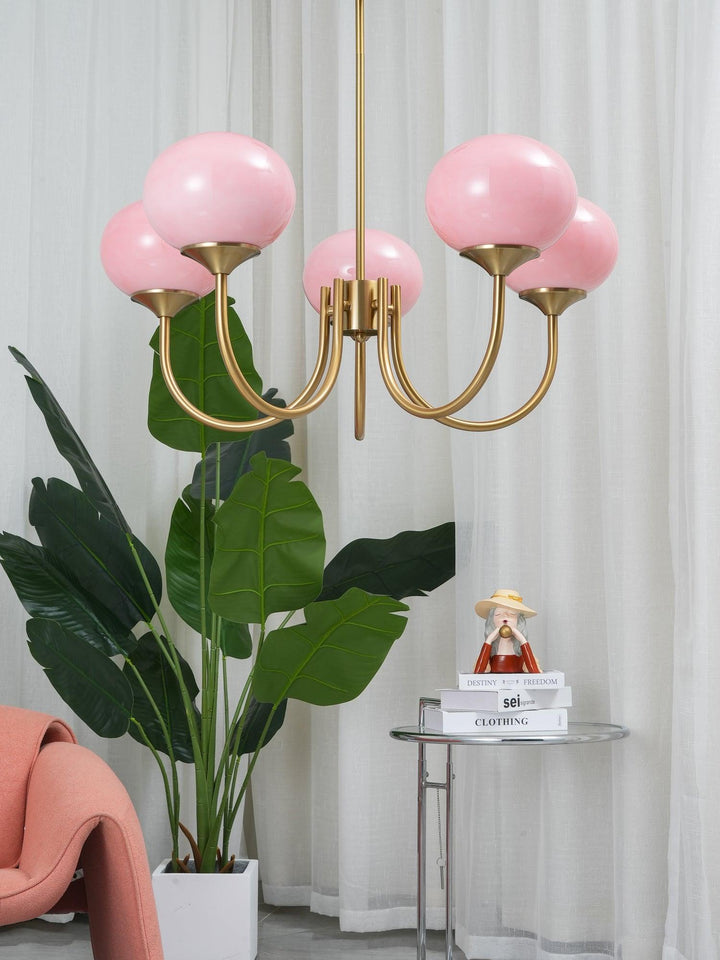 Pom Marshmallow Chandelier