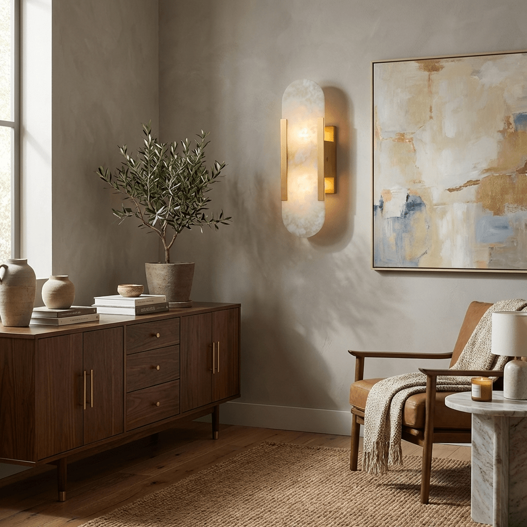 Oslo Alabaster Wall Sconce