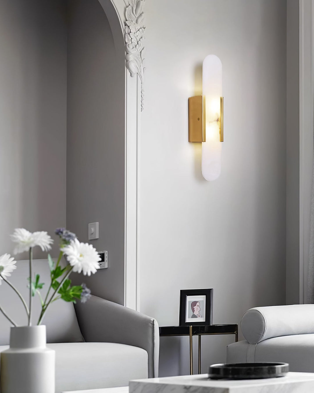 Oslo Alabaster Wall Sconce