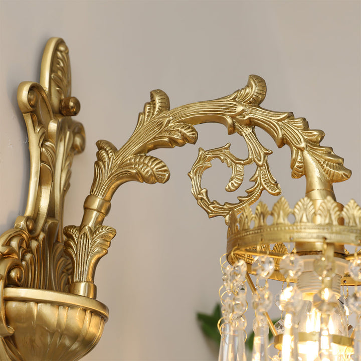 Mist Crystal Wall Sconce