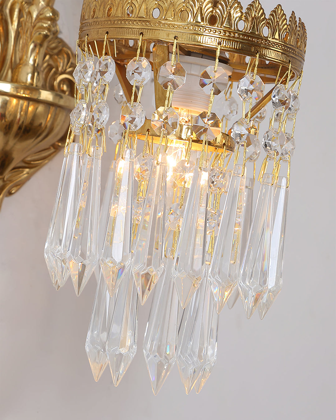 Mist Crystal Wall Sconce
