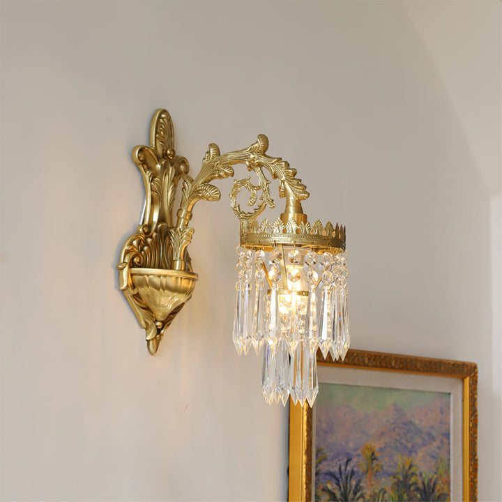Mist Crystal Wall Sconce