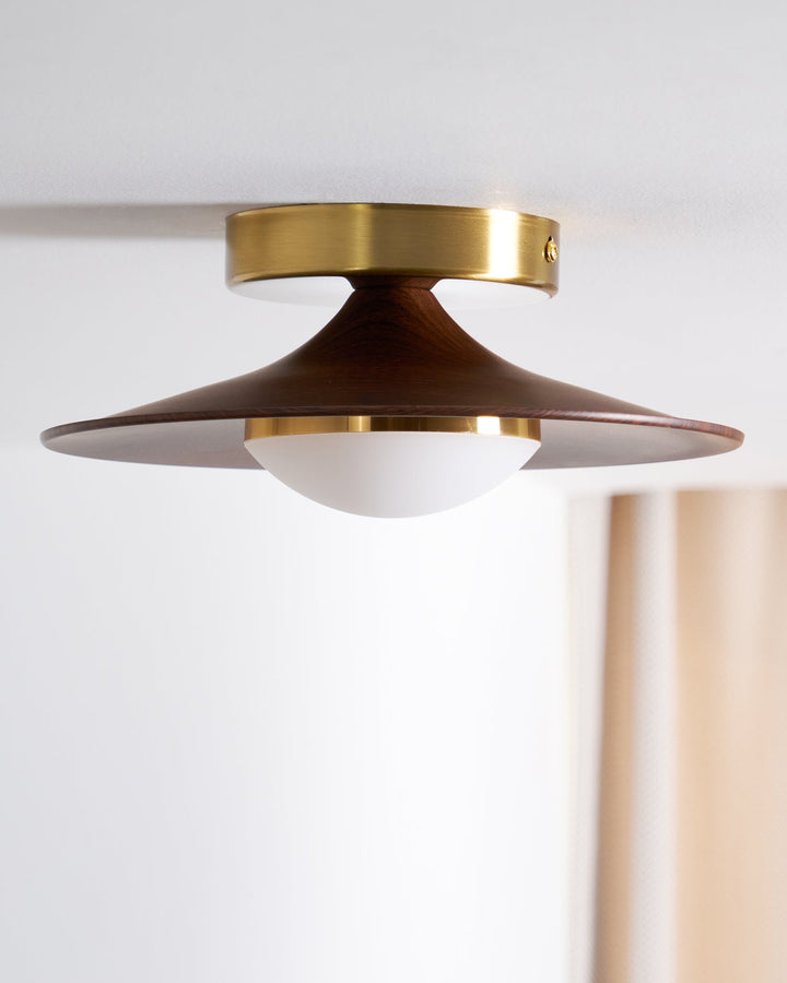 Vento Wood Ceiling Light