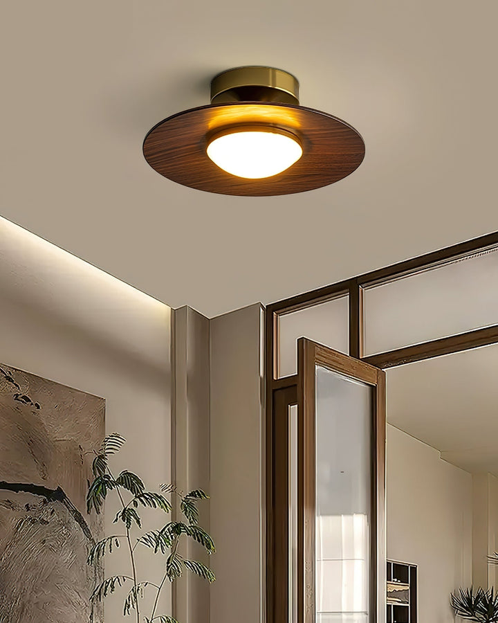 Vento Wood Ceiling Light