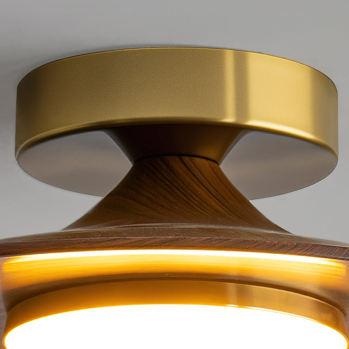 Vento Wood Ceiling Light
